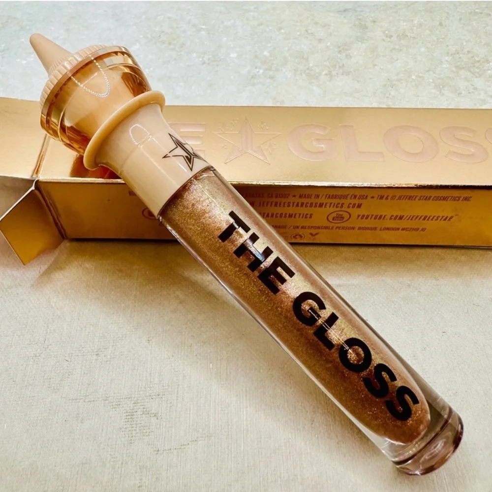 Jeffree Star The Gloss — Beaded Glass Champagne Beige Shimmer